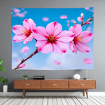 Japanese Cherry Blossom Tapestry Home Decor