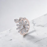 Jewelry Flower Ring Side View