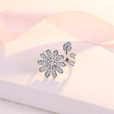 Jewelry Flower Ring Top View