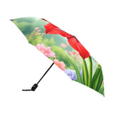 Large Flower Umbrella Side View
