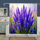 Lavender Flower Shower Curtain Home Decor