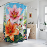 Stargazer Lily Shower Curtain