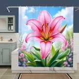 Lily Shower Curtain Home Decor