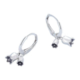 Lily of the Valley Earrings Close Up View