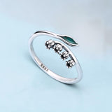 Lily of the Valley Ring in Silver