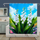 Lily of the Valley Shower Curtain Home Decor