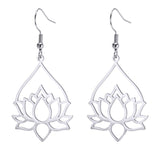 Lotus Dangle Earrings