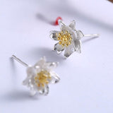 Lotus Design Earrings Flower