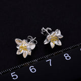 Lotus Earrings Size