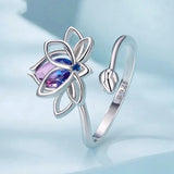Lotus Flower Rings