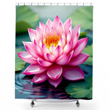 Lotus Flower Shower Curtain