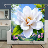 Magnolia Flower Shower Curtain Home Decor