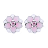 Magnolia Silver Earrings