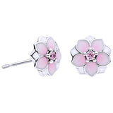 Magnolia Silver Earrings Details