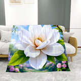 Magnolia Throw Blanket Home Decor