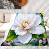 Magnolia Throw Blanket Living Room