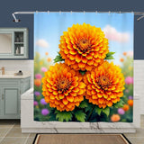Marigold Shower Curtain Home Decor