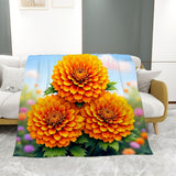 Marigold Throw Blanket Home Decor