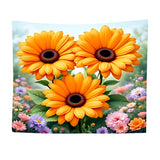 Orange Flower Tapestry