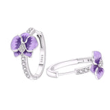 Orchid Earrings Side View