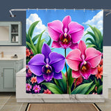Orchid Shower Curtain Home Decor