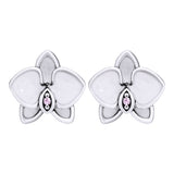 Orchid Stud Earrings