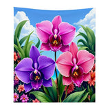Orchid Throw Blanket