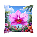 Orchid Throw Pillow