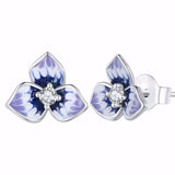 Pansy Earrings