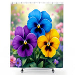 Pansy Shower Curtain