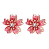 Peach Blossom Earrings