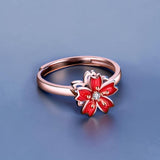 Peach Blossom Ring Side View