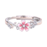 Pink Cherry Blossom Ring