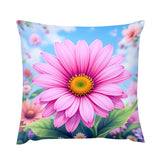 Pink Daisy Pillow