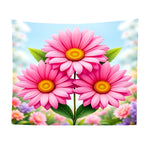 Pink Flower Tapestry