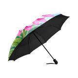 Pink Flower Umbrella Interior View