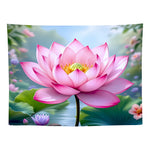Pink Lotus Tapestry