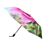 Pink Peony Umbrella Side View
