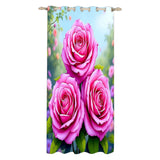 Pink Rose Curtains