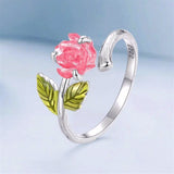 Pink Rose Rings