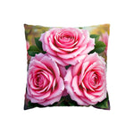 Pink Rose Throw Pillow