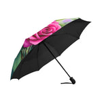 Pink Rose Umbrella Inside View