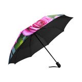 Pink Rose Umbrella Interior View