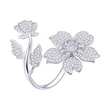 Platinum Flower Ring