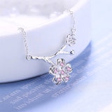 Plum Blossom Necklace with Chain