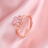 Plum Blossom Ring Side View