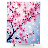 Plum Blossom Shower Curtain