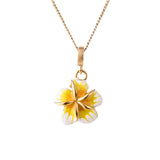 Plumeria Pendant Necklace