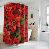 Poinsettia Shower Curtain