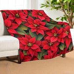 Poinsettia Blanket Home Decor